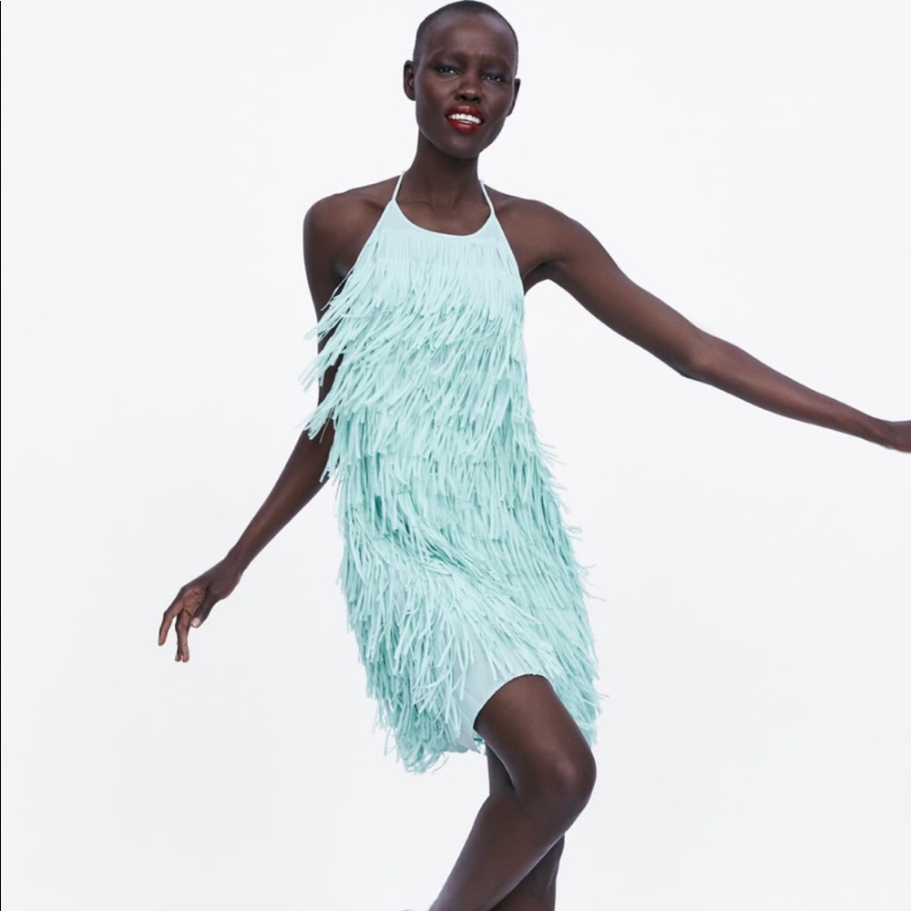 Short Fringe Dress